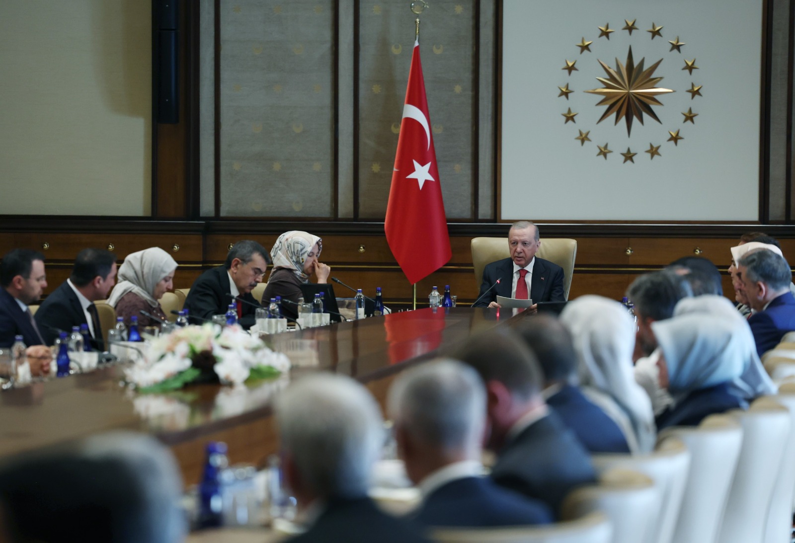 Cumhurbaşkanı Erdoğan, Kahramanmaraş’taki Okul Saldırısında Hayatını Kaybedenlerin Ailelerini Kabul Etti