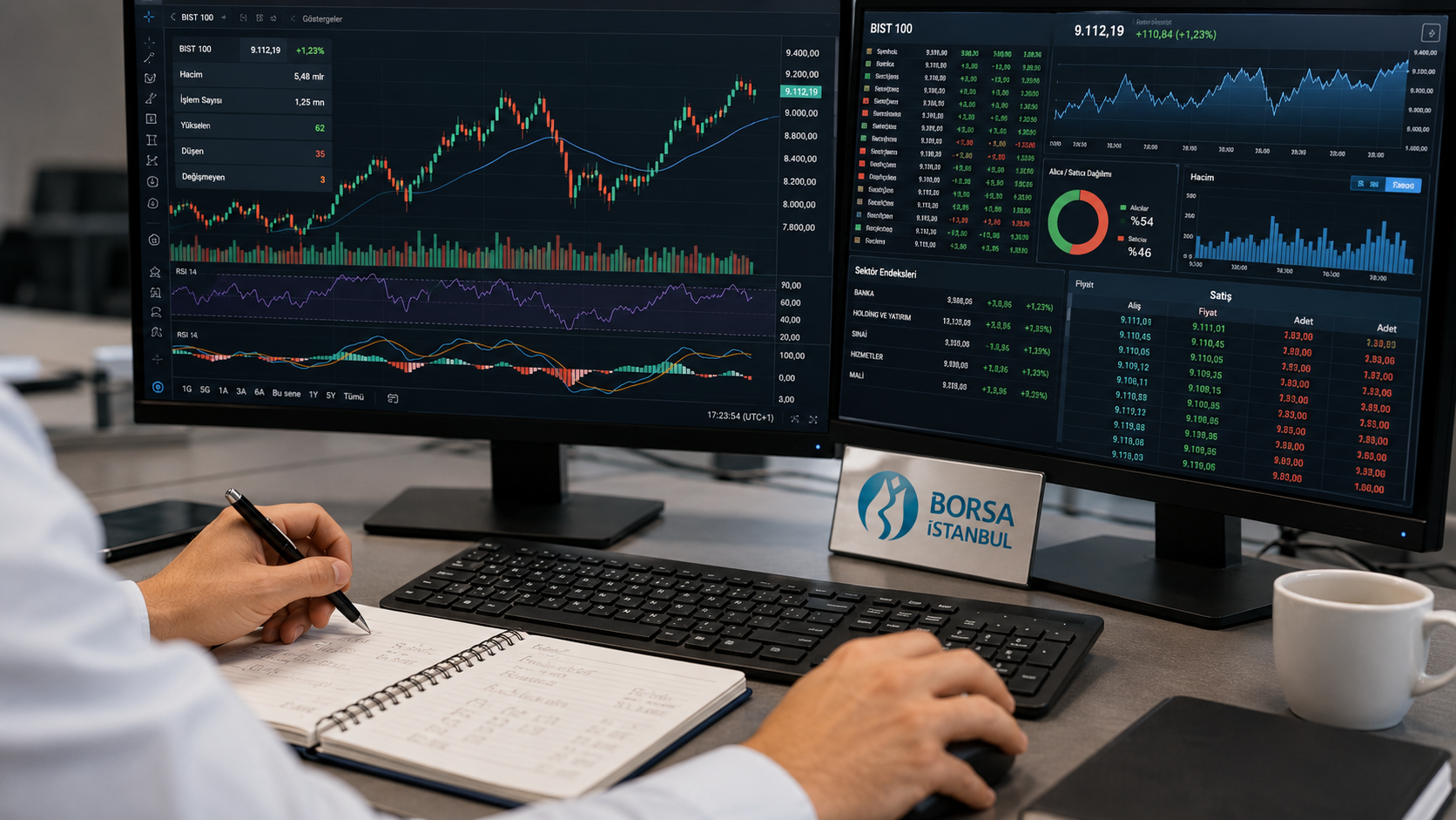 Borsa İstanbul Haftaya Yükselişle Başladı: BIST 100 Endeksi 13 Bin 825 Puanda